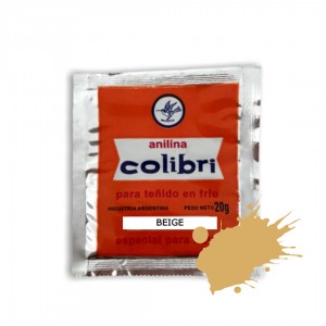 COLIBRI ANILINA BEIGE x 20gr